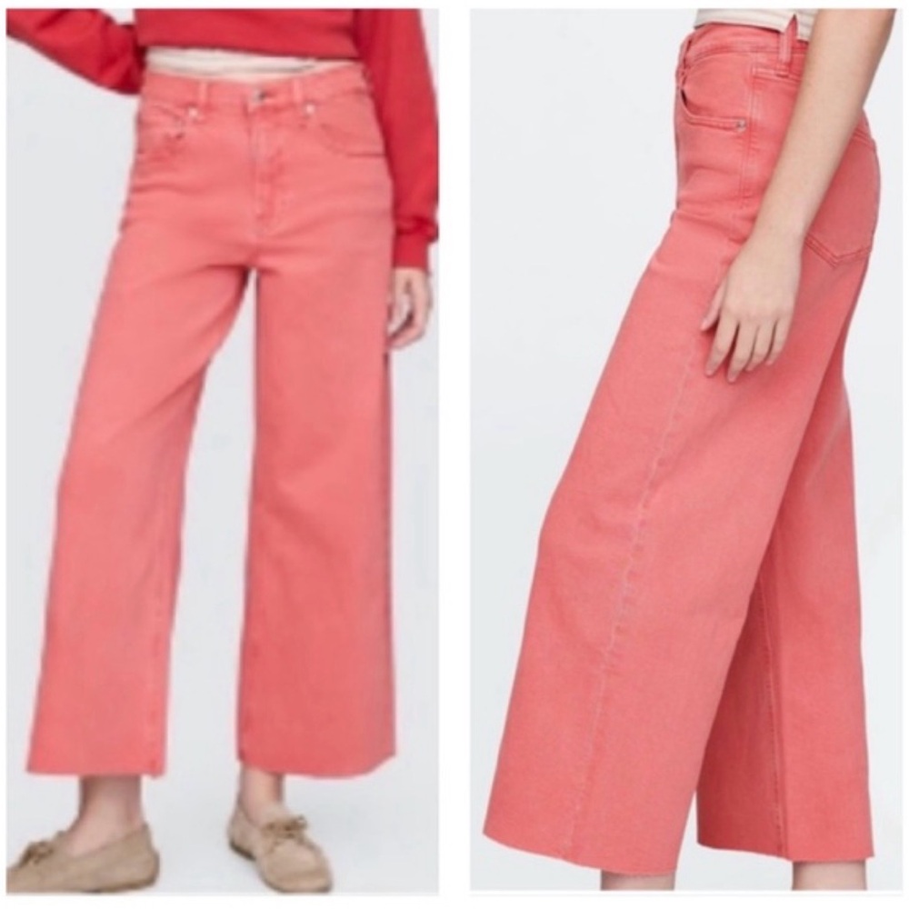 GAP Women's Salmon Wide-Leg Jeans
